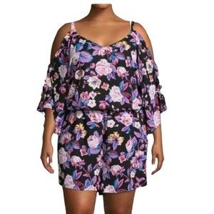 Bold Elements Artistic Rose Romper Size Large